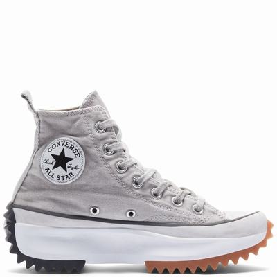 Converse Run Star Hike Smoked Canvas - Miesten Platform Kengät - Valkoinen